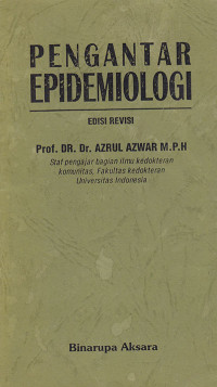 Pengantar Epidemiologi