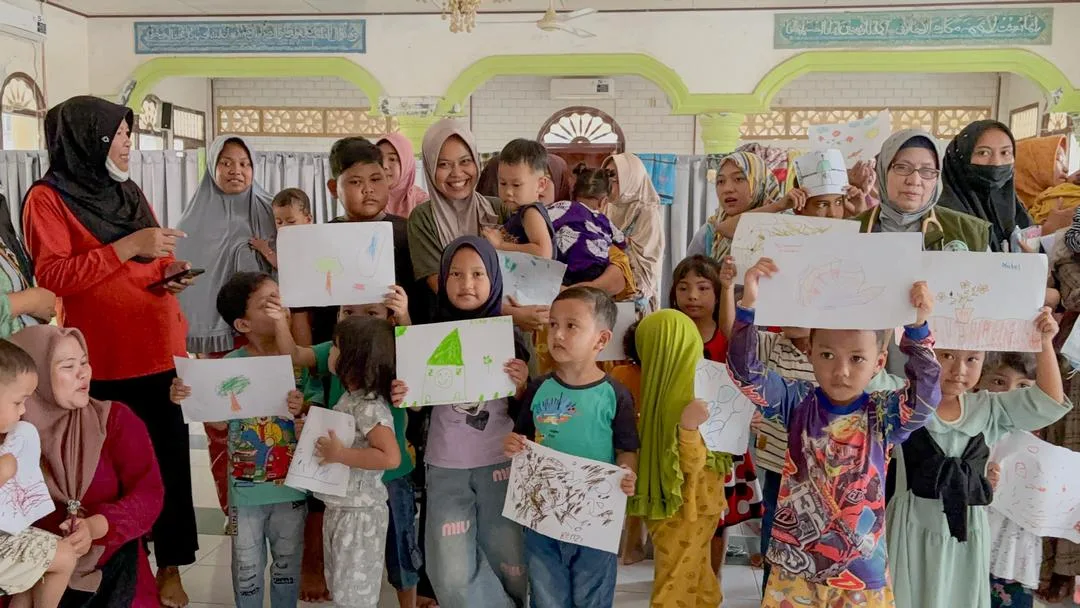 Trauma Healing Relawan TCK Kemenkes Bantu Pulihkan Psikososial Anak Korban Bencana di Aceh Tamiang