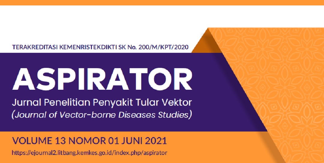 Terbit! Aspirator Jurnal Penelitian Tular Vektor Volume 13 Nomor 1 Juni 2021