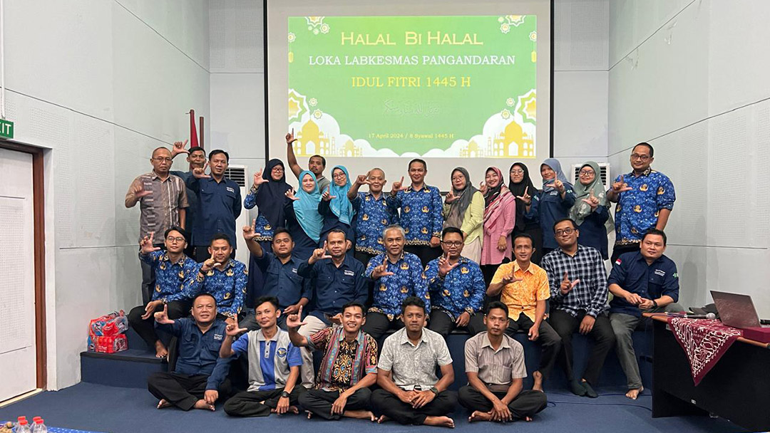 Halalbihalal Loka Labkesmas Pangandaran 1445 Hijriah