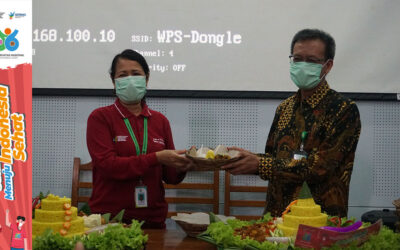 Potong Tumpeng Untuk Satukan Tekad Menuju Indonesia Sehat