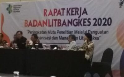 Arahan Menteri Kesehatan Dalam Rapat Kerja Badan Litbangkes Tahun 2020