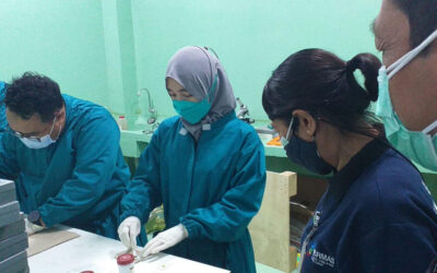 Supervisi Penelitian Model Penanganan Stunting dengan Integrasi Program WASH dan Kecacingan di Labkesda Kabupaten Garut