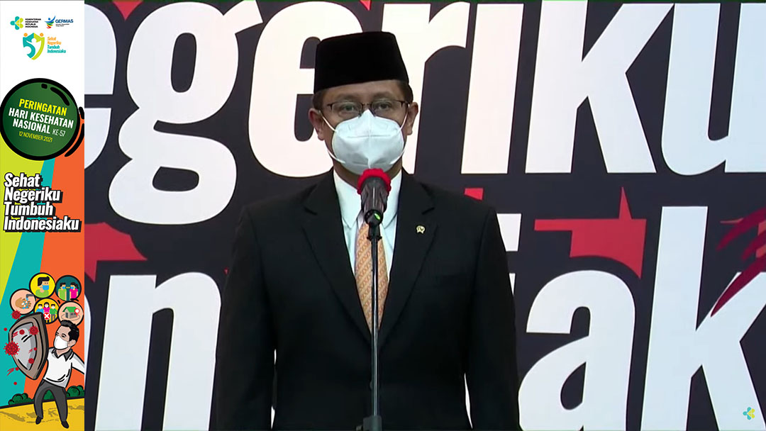 Upacara Peringatan Hari Kesehatan Nasional ke-57 Tahun 2021