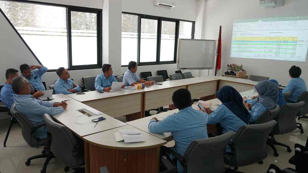 Rapat Pembahasan Efisiensi Anggaran Labkesmas Pangandaran Tahun 2025