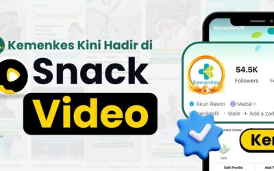 Kementerian Kesehatan RI kini hadir di SnackVideo!