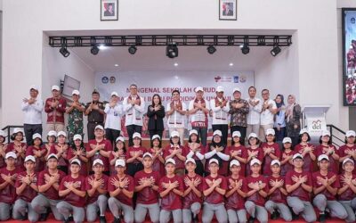 Wamenkes Dante Beri Motivasi di Pengenalan Sekolah Garuda Kabupaten Toba