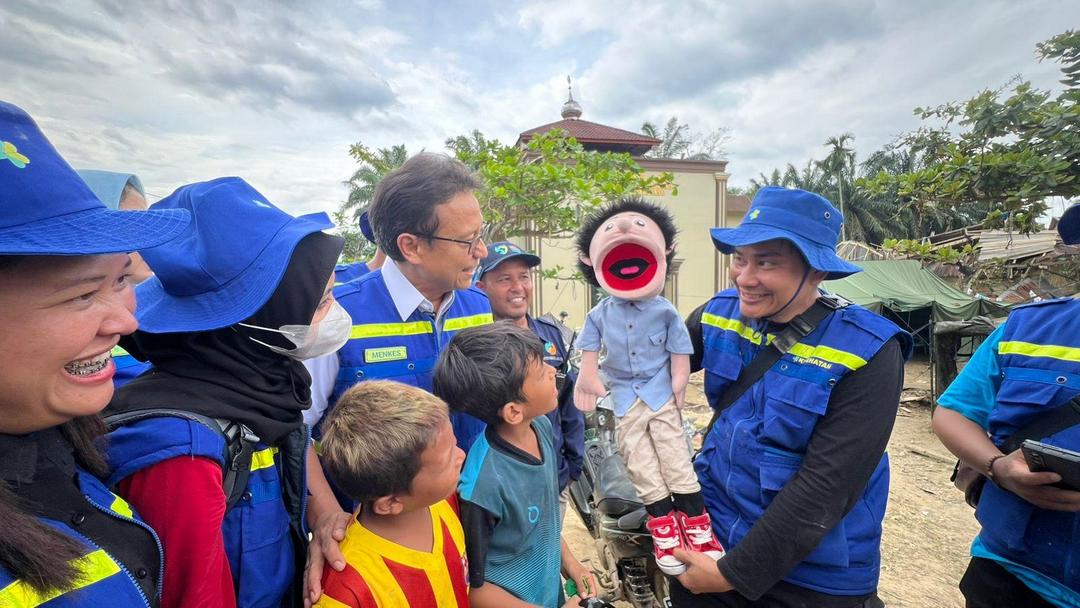Tak Hanya Fisik, Kemenkes Pulihkan Kesehatan Jiwa Korban Bencana