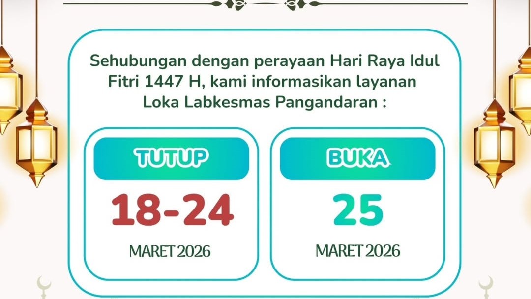 Pengumuman Libur Hari Raya Idul Fitri 1447 Hijriah/ 2026 Masehi
