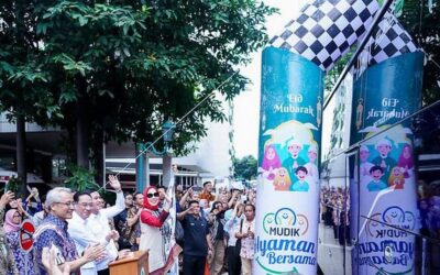 Wamenkes Dante Lepas Mudik Bersama Kemenkes: “Mudik Itu Pulang dari Hati”