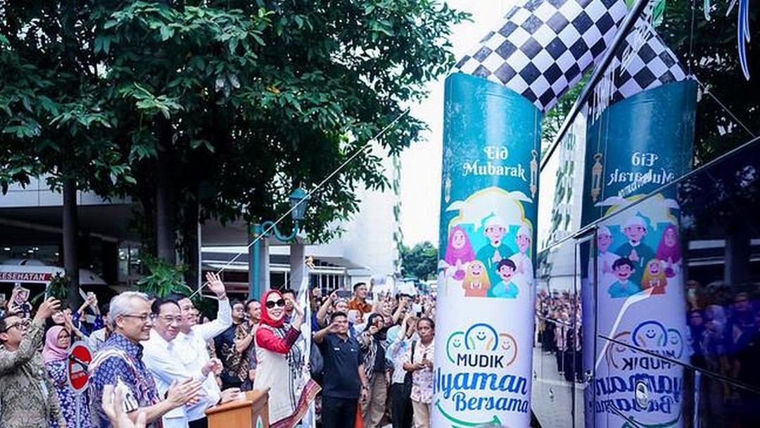 Wamenkes Dante Lepas Mudik Bersama Kemenkes: “Mudik Itu Pulang dari Hati”