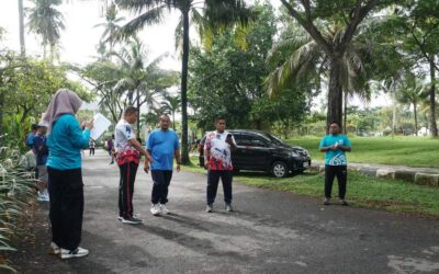Uji Kebugaran Pegawai, Seluruh ASN Labkesmas Pangandaran Ikuti Tes Rockport