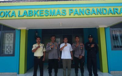 Polres Pangandaran Laksanakan Sosialisasi Perpol Nomor 1 Tahun 2023 dan Sambang Kemitraan di Loka Labkesmas Pangandaran