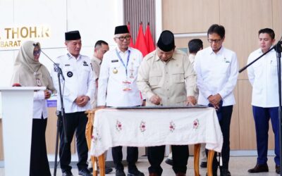 Presiden Prabowo Resmikan RSUD KH Muhammad Thohir Krui, Perkuat Akses Layanan Kesehatan di wilayah Lampung